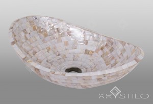 Iora White Mother of Pearl Basin