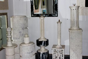 Marble Candle Stands